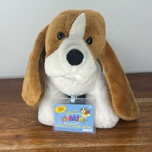 Webkinz Hound Dog WITH TAG AND UNUSED CODE HM400